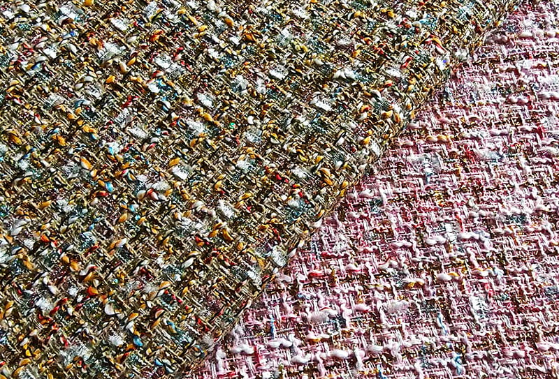 450 mg 148 cm Tweed látka/látka inšpirovaná kanálmi vhodná na kabelky/topánky 1722
