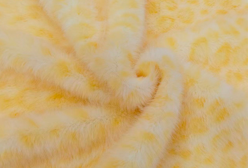 Šírka 160 mm z umelej norkovej tkaniny s leopardím vzorom európskej norky Šírka 160 mm z umelej norkovej tkaniny s leopardím vzorom európskej norky